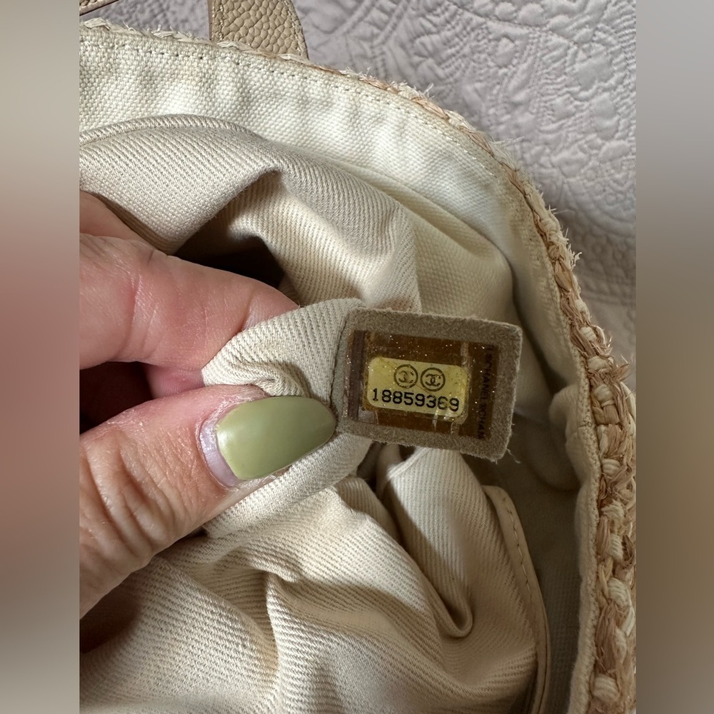 Chanel Basket Raffia tote - Picture 16 of 17